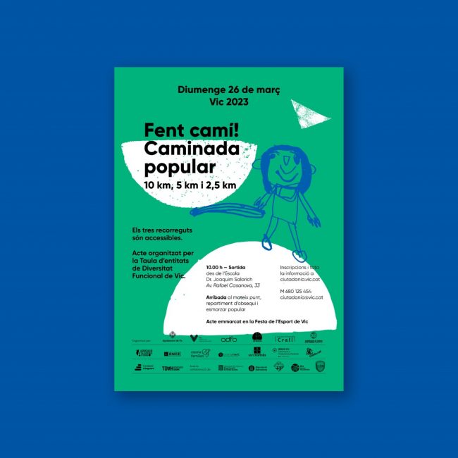 cartell xarxes Fundació l'Esguard - Suport a la discapacitat, salut mental i vellesa - Osona i Vallès Oriental
