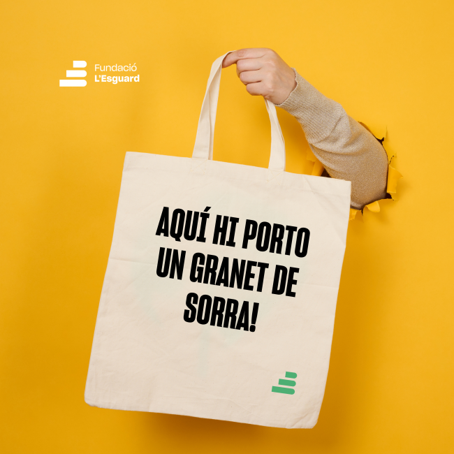 Yellow Retro Style Tote Bag Mockup Instagram Post