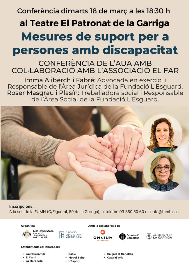 Cartell conferència FUMH